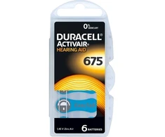 Duracell Activair 675 baterijos klausos aparatams, 60 vnt.