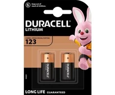 Duracell CR123 ličio baterijos 3V, 2 vnt. fotoaparatams ir signalizacijai