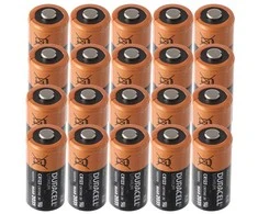 Duracell CR123 ličio baterijos fotoaparatams ir signalizacijai 20 vnt.