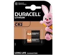 Duracell CR2 3V ličio baterijos, 2 vnt. fotoaparatams ir detektoriams