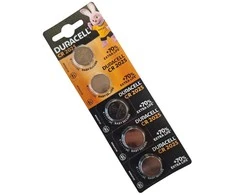 Duracell CR2025 3V ličio mygtukinės baterijos, 5 vnt. rinkinys