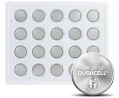 Duracell CR2032 3V ličio monetinės baterijos, rinkinys 20 vnt.