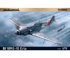 Eduard Messerschmitt Bf 109G-10 Erla ProfiPACK 1/72 plastikinis modelis