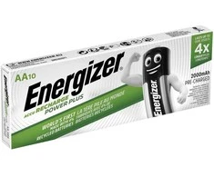 Energizer AA įkraunamos baterijos 2000mAh Power Plus, 10 vnt.