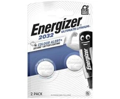 Energizer CR2032 ličio mygtukinės baterijos, 3V, 2 vnt.