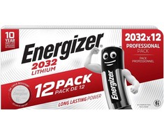 Baterija - Energizer CR2032 3V Ličio Monetų Elementas, 12 Vnt.