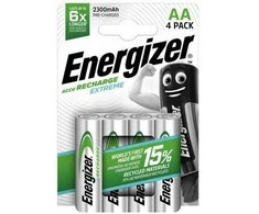 Energizer Extreme AA įkraunamos baterijos 2300 mAh, 4 vnt.