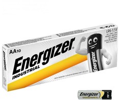 Energizer Industrial AA šarminės baterijos LR6, 10 vnt.
