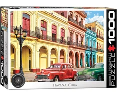 Eurographics 1000 dalių dėlionė „Havana, Kuba“ – aukštos kokybės, ekologiška, nuo 8 m.