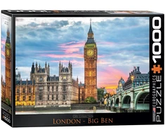 Eurographics Dėlionė 1000 vnt. - Vestminsterio laikrodžio bokštas (Big Ben)