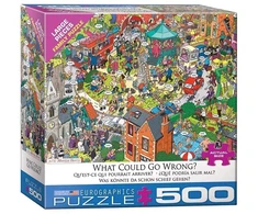 Eurographics 500 dalių dėlionė „What Could Go Wrong?“ – kokybiška, 9+ vaikams ir šeimai