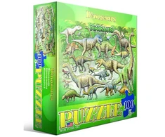 Eurographics Dinozaurų dėlionė 100 detalių vaikams – aukštos kokybės, ekologiška