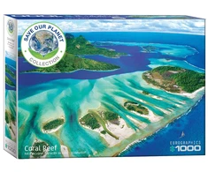 Eurographics Ekologiška 1000 detalių dėlionė „Saugokime planetą: Vandenynas“ 50x70 cm