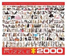 Eurographics Dėlionė 2000 vnt. - Kačių pasaulis