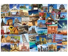 Eurographics Dėlionė 1000 vnt. - Pasaulio objektai