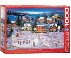 Eurographics „Ledo žvaigždės“ 1000 dalių premium dėlionė – ekologiška, 67×49 cm