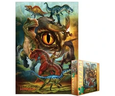Eurographics Mėsaėdžių dinozaurų dėlionė vaikams 100 detalių 33x50 cm 5+