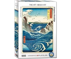 Eurographics Naruto sūkurys dėlionė 1000 detalių – Hiroshige ukiyo-e, premium kokybė