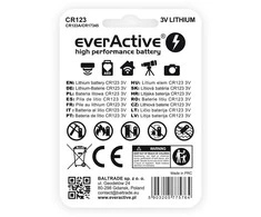 Baterija - everActive CR123 ličio baterija 1vnt