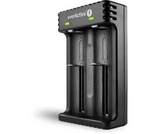 everActive LC-200 išmanus Li-ion baterijų įkroviklis 2x1000mA