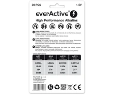 Vaizdo kameros akumuliatorius everActive AGMIX30BL