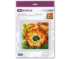 Riolis Ugniniai aguonos 40x40 SR2080
