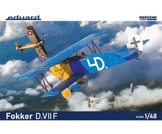 Fokker D.VIIF Weekend edition surenkamas lėktuvo modelis 1/48 Eduard 8483