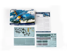 Fokker D.VIIF Weekend edition surenkamas lėktuvo modelis 1/48 Eduard 8483