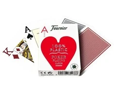 Fournier 2800 pokerio kortos (Raudonos)