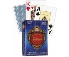 Fournier 818 Linen Finish Pokerio kortos (Mėlyna)