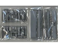 Fujimi Pit Crew C: boksų sienelės stendas su 4 figūrėlėmis, 1:20 (11658)
