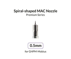 Gaahleri 0,5 mm aerografo purkštukas Mobius GHPM