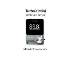 Gaahleri Turbox Mini oro kompresorius aerografui su ekranu, tylus 8–36 PSI