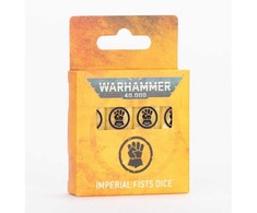 Games Workshop Warhammer 40,000 Imperial Fists kauliukai, 16 vnt., perlamutriniai geltoni 16 mm
