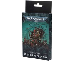 Games Workshop Warhammer 40K Adeptus Mechanicus duomenų kortos (35 vnt., EN)