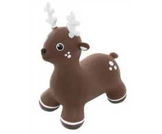 Dėlionė Gerard Toys Vaikiškas šokliukas elniukas 61 cm – neslystantis, su pompa, 12+ mėn.