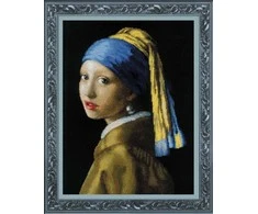 Girl with a Pearl Earring after J. Vermeer's Painting. Siuvinėjimo rinkinys iš RIOLIS Nr.: 100/063