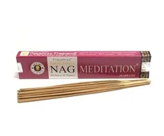 Smilkalų lazdelės Nag Meditation Golden, Vijayshree, 15g