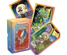 Insight Editions Grateful Dead taro kaladė su vadovu – 78 kortos, oficiali kolekcinė