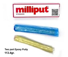 Green Stuff World Žalias Stuff World Milliput Standard Geltona-Pilkas epoksidinis glaistas 120 g – Žalias Stuff World