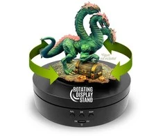 Green Stuff World Žalias Stuff World 136 mm sukamasis ekspozicinis padas, USB/baterijos, juodas 360° (Ekspozicinė prekė)