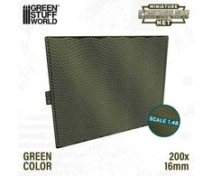 Green Stuff World Žalias Stuff World Žalias Stuff World miniatiūrų kamufliažo tinklas 1/48, žalias (13511)