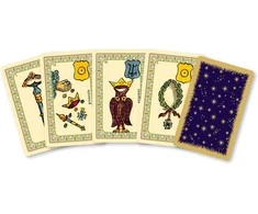 Grimaud Cartomancie Tarot Kortos - Grimaud Mini Tarot de Marseille 11.7x8.7cm Riboto Leidimo