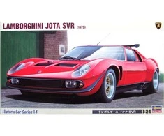Hasegawa Lamborghini Jota SVR 1975, plastikinis modelis 1/24