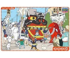 Hasegawa MechatroWeGo Old Type raudona/sidabrinė 1/35 plastikinis rinkinys