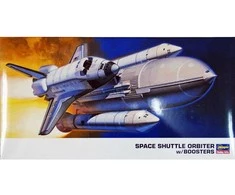 Hasegawa Space Shuttle su raketiniais nešėjais 1/200 modelis
