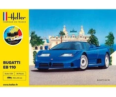Heller Bugatti EB110 1:24 plastikinis surenkamas automobilio rinkinys