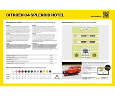 Heller Citroen C4 Splendid Hotel automobilio modelis 1/24 80713