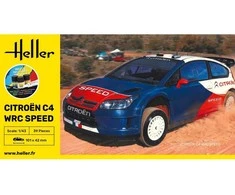 Heller Citroën C4 WRC Speed dovanų rinkinys 1:43 su dažais ir klijais
