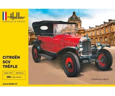 Heller Citroen Trefle 1/24 plastikinis modelio rinkinys su dažais pradedantiesiems